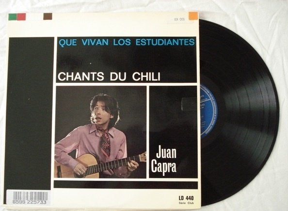 Juan Capra - Chants du Chili, LP, Gebruikt, Ophalen of Verzenden, Latijns-Amerikaans