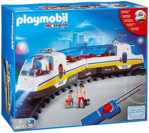 2x  Playmobil 4011  RC Passagierstrein met licht, Kinderen en Baby's, Gebruikt, Complete set, Voertuig, Ophalen of Verzenden
