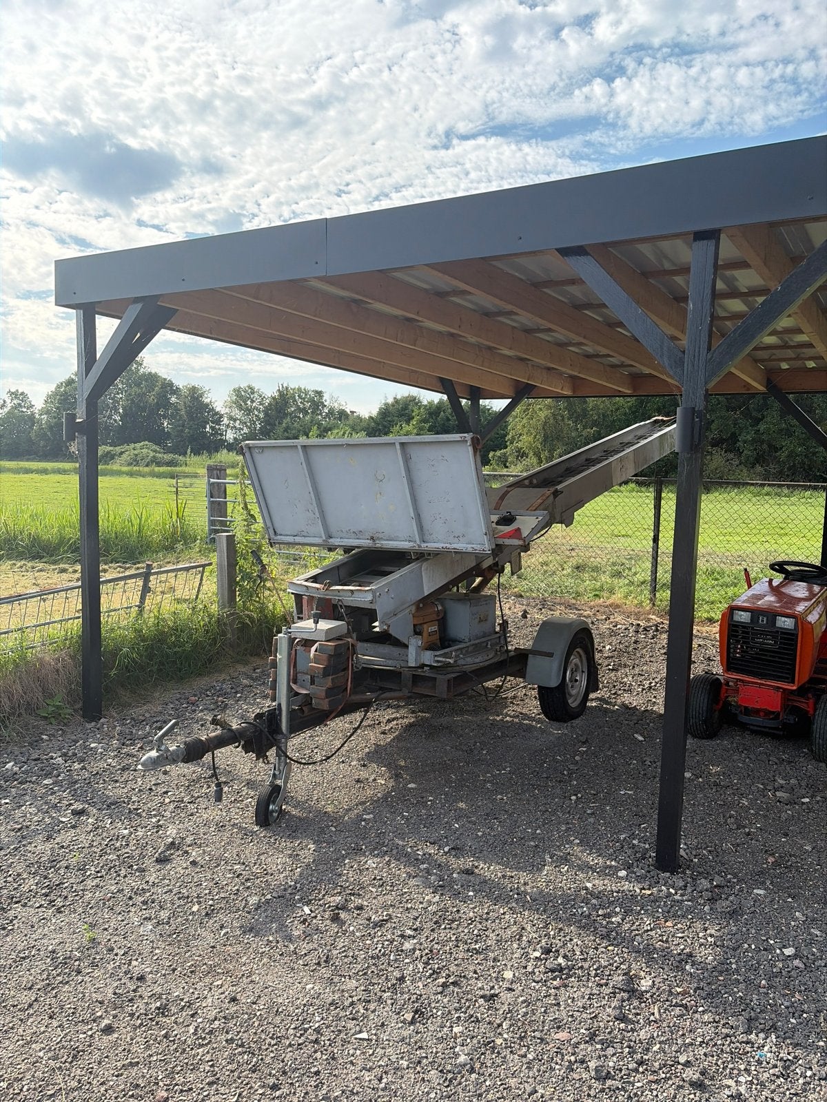 Ladderlift pannenlift 22 meter, Ophalen