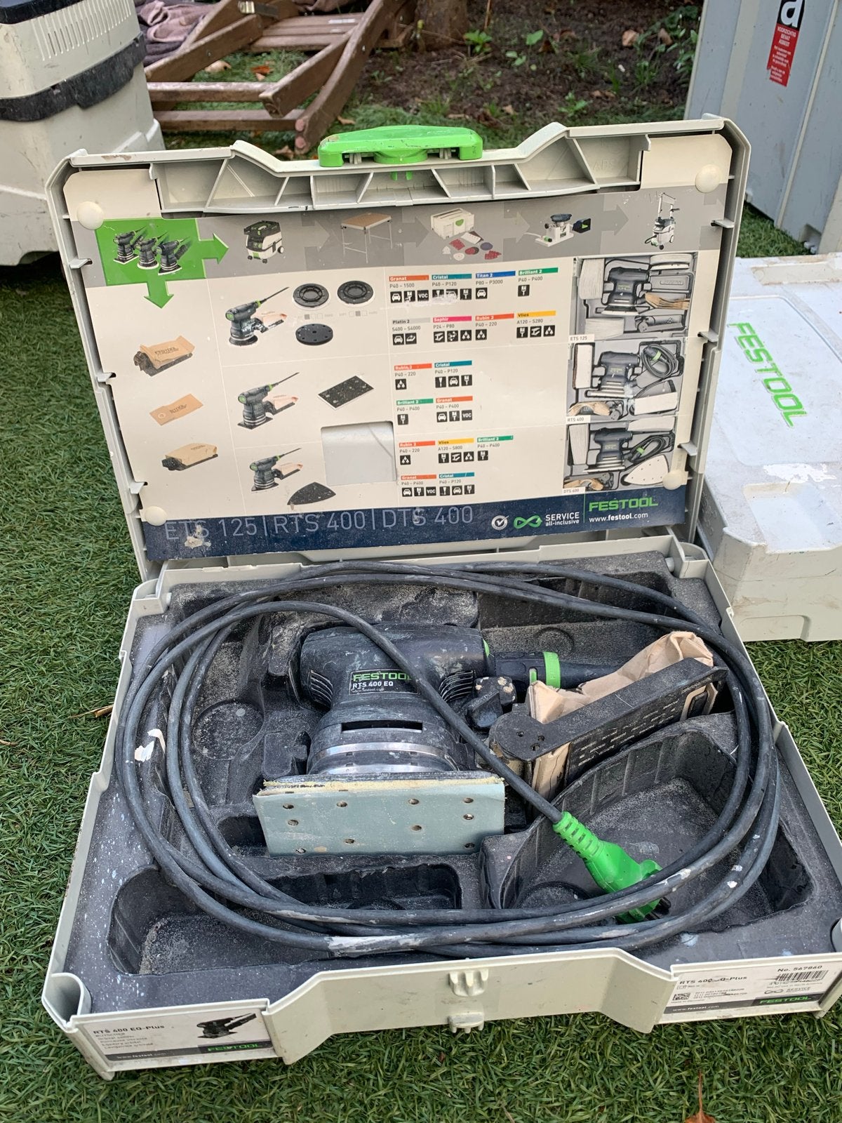 Festool RTS 400 EQ-Plus vlakschuurmachine in Systainer, Doe-het-zelf en Verbouw, Ophalen of Verzenden, Gebruikt, Minder dan 600 watt