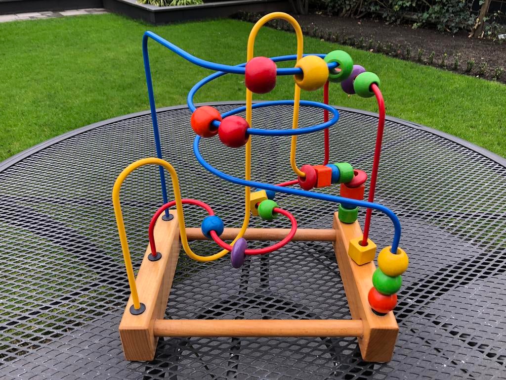 Houten kralenspiraal, Ophalen of Verzenden, Gebruikt, Overige typen