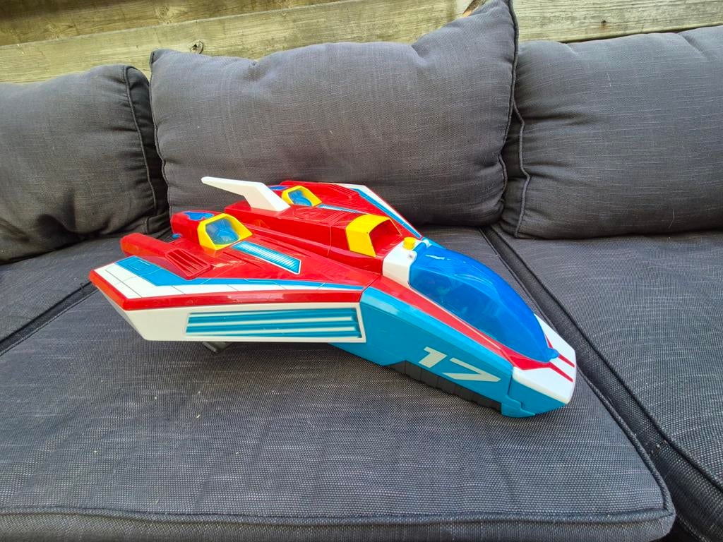 Paw Patrol Mighty Pups Super Paws Jet Command Center, Ophalen, Zo goed als nieuw, Jongen of Meisje