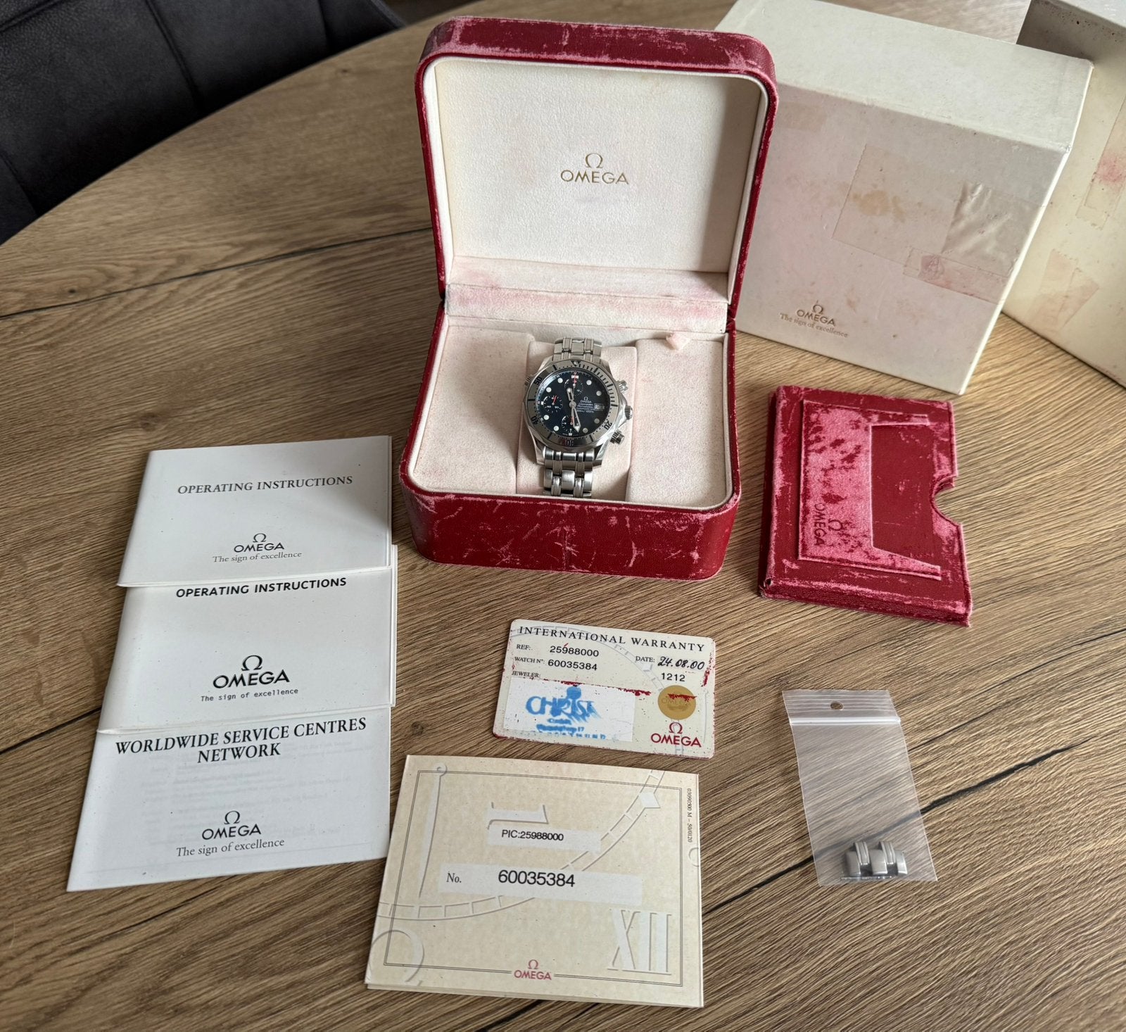 Schitterende Omega Seamaster Diver Automatic, Staal, Staal, Polshorloge, Ophalen of Verzenden