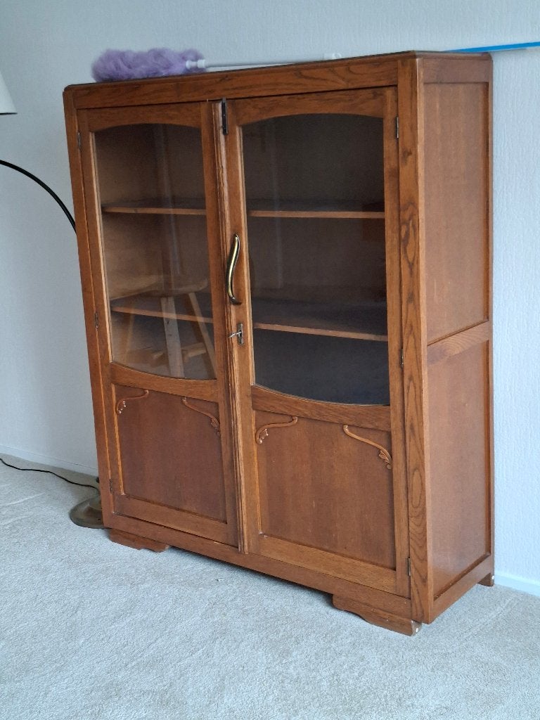Vintage theekastje, Huis en Inrichting, Ophalen, 100 tot 150 cm, Vintage, Overige houtsoorten