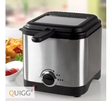 Nieuwe mini friteuse 1,5 ltr. voor op camping of één persoon, 1 tot 2 liter, Ophalen of Verzenden, Nieuw