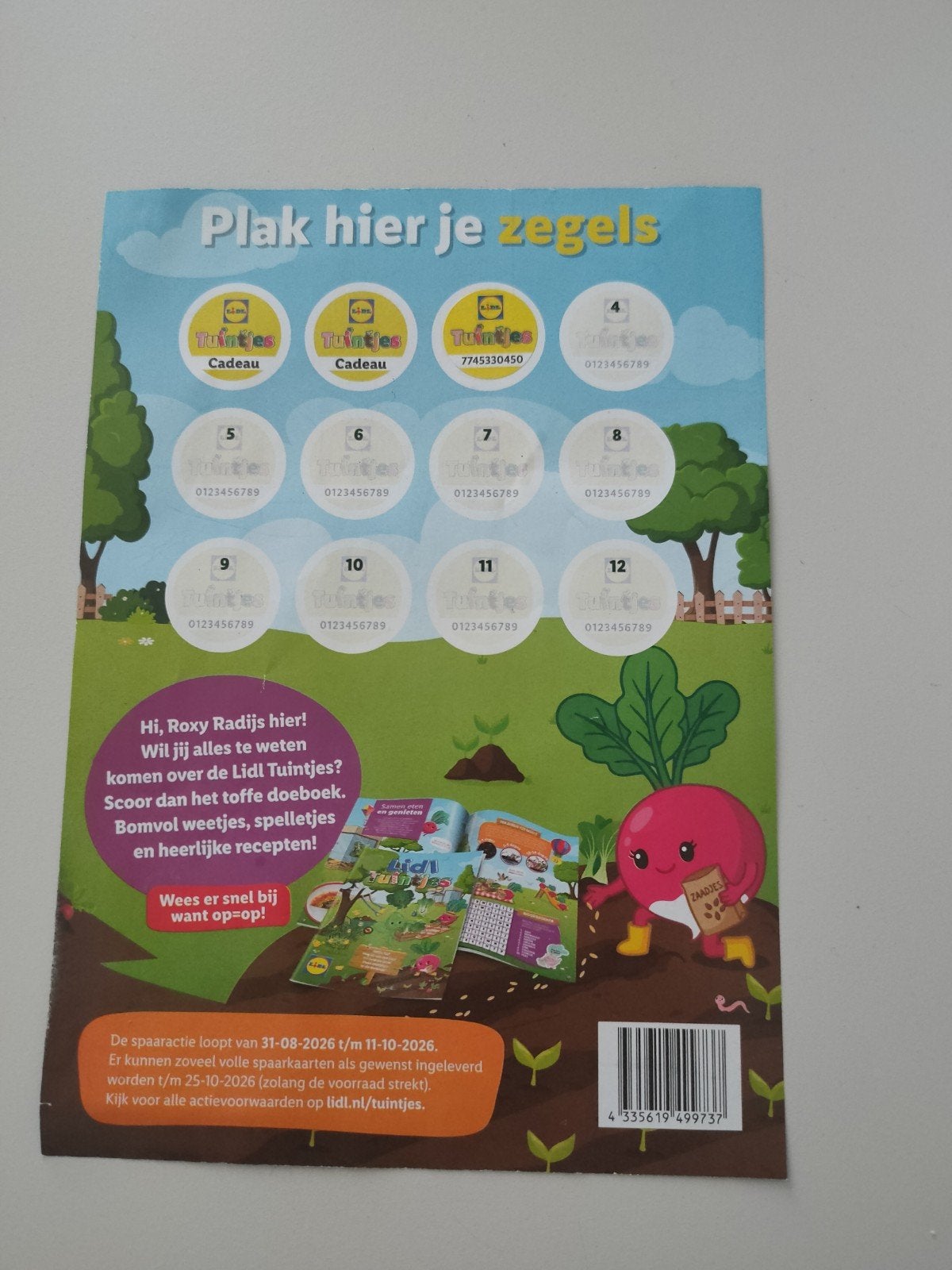 Gratis ophalen: 3 Lidl zegels, Ophalen, Winkel, Super of Benzinepomp, Zegels, Bonnen of Punten
