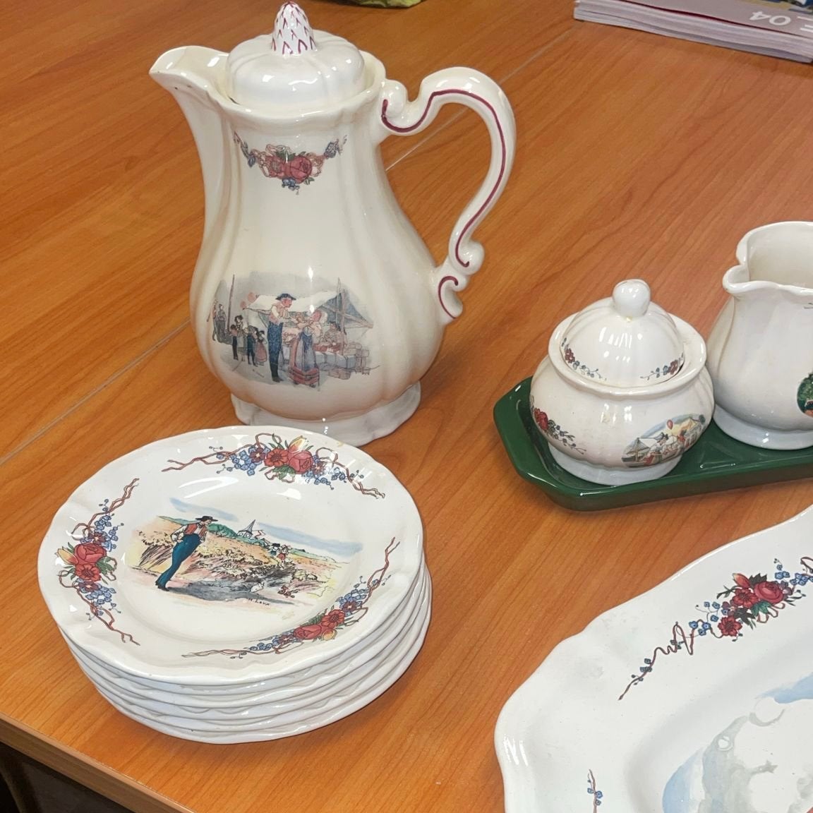 Sarreguemines Obernai 21-delig Frans servies - Goed doel, Ophalen