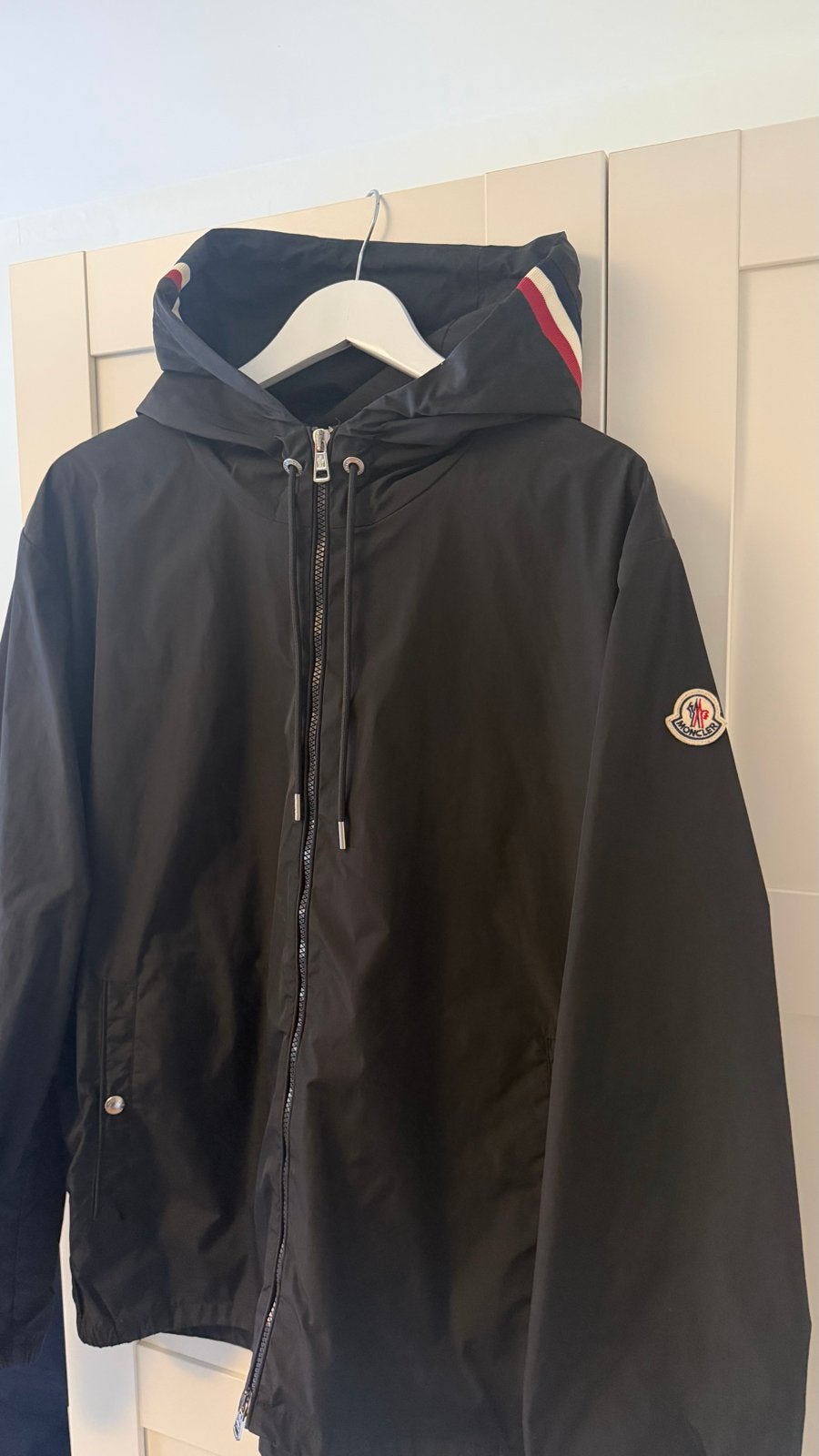 Moncler Grimpeurs windjack - Valt als grote M/normale L, Ophalen of Verzenden, Zo goed als nieuw, Maat 42/44 (L), Zwart