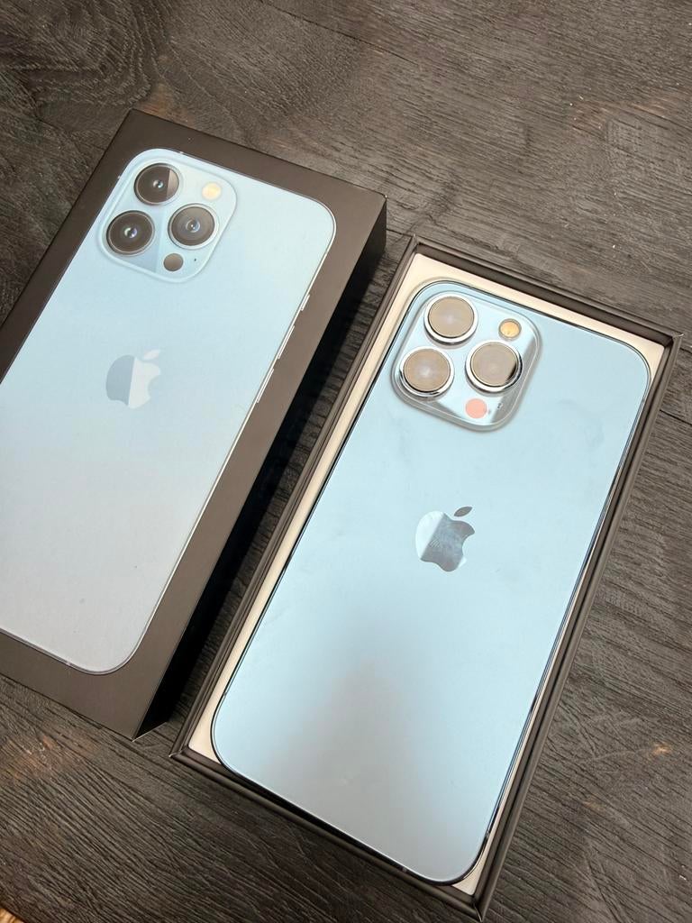 Iphone 13 pro 256gb - compleet - uitstekende staat - 79%, Telecommunicatie, Mobiele telefoons | Apple iPhone, Blauw, Zo goed als nieuw