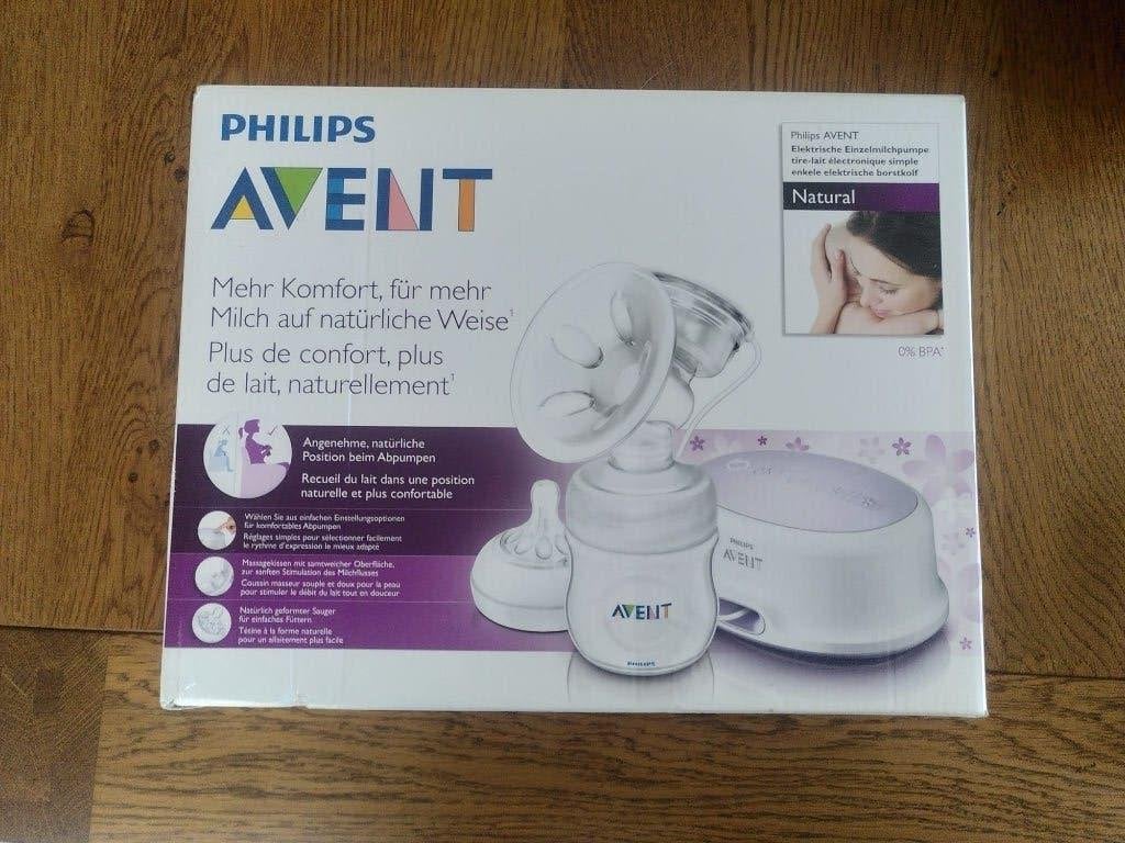 Philips Avent kolfapparaat + bewaarpotjes, Gebruikt, Borstkolf, Inclusief flessen, Philips Avent