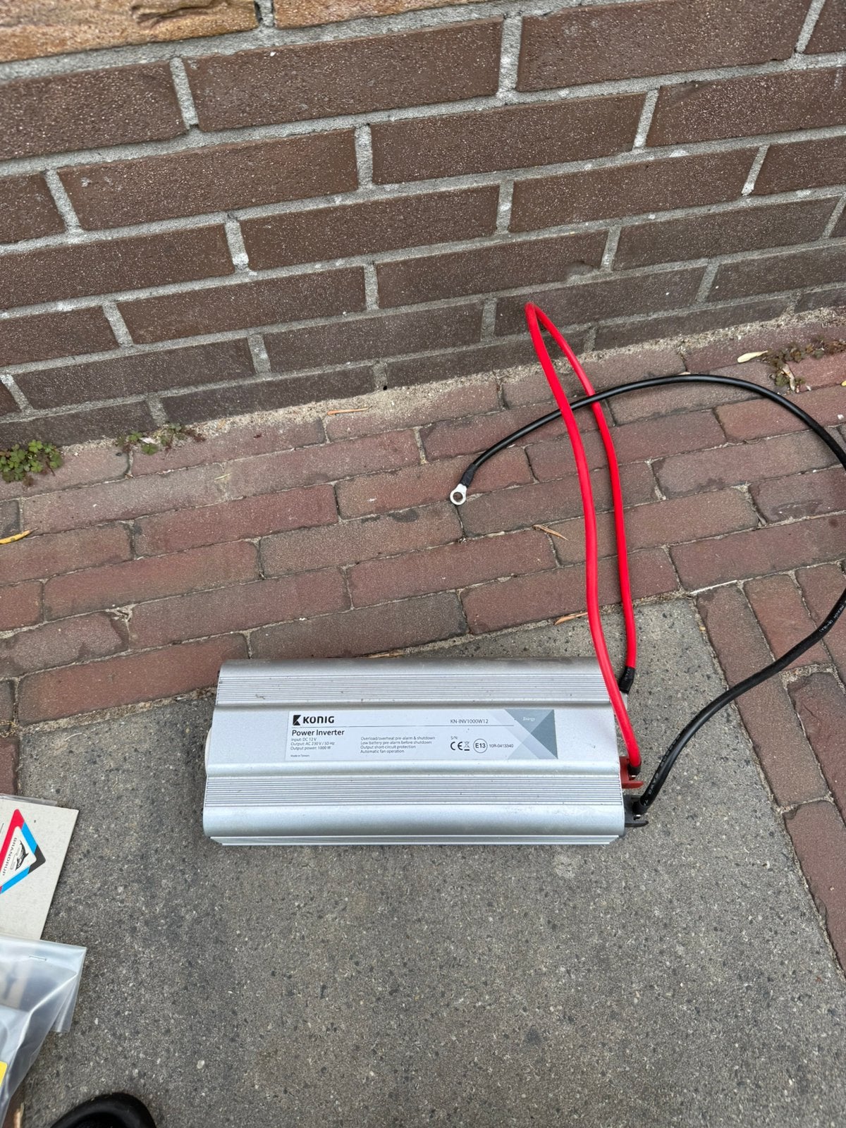 12v omvormer 1000w 230v 50hz zuivere sinus power inverter, Ophalen of Verzenden, Zo goed als nieuw