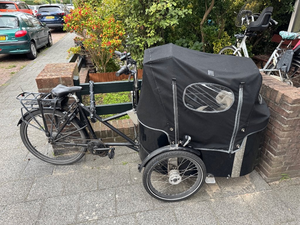 Nihola Family 4.0 Elektrische Bakfiets | Compleet, 4 kinderen of meer, Gebruikt, Elektrisch, Trommelrem