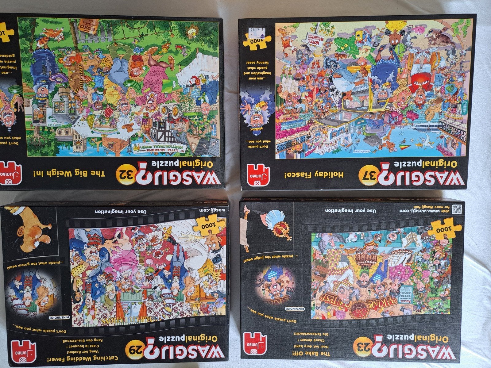 Wasgij puzzels 1000 stukjes, Ophalen of Verzenden, 500 t/m 1500 stukjes, Zo goed als nieuw