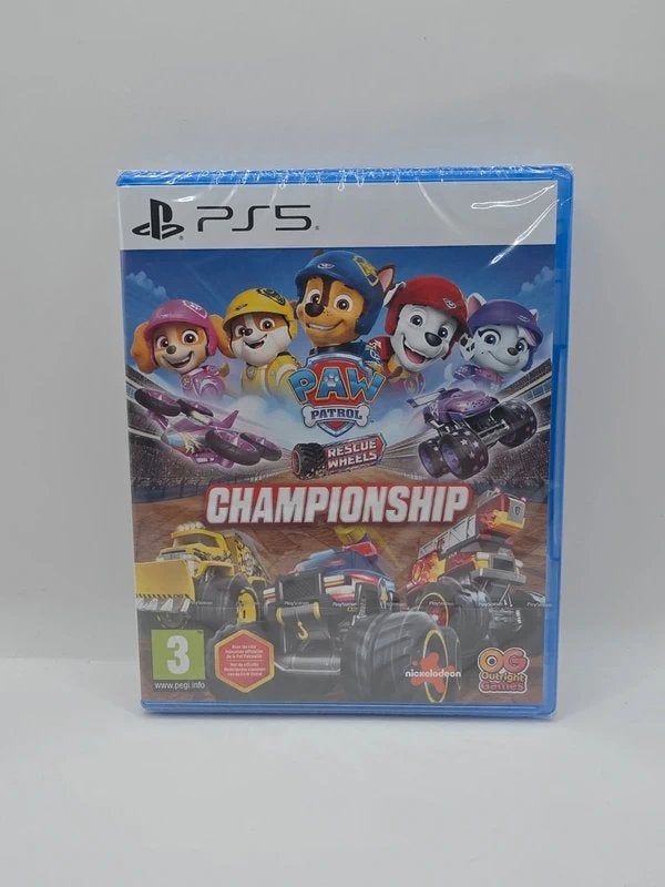 PAW Patrol Rescue Wheels Championship PS5 NIEUW!, Spelcomputers en Games, Avontuur en Actie, Sony City 1-7-1 Konan, Minato-ku Tokyo 108-0075 Japan, support@playstation.com,