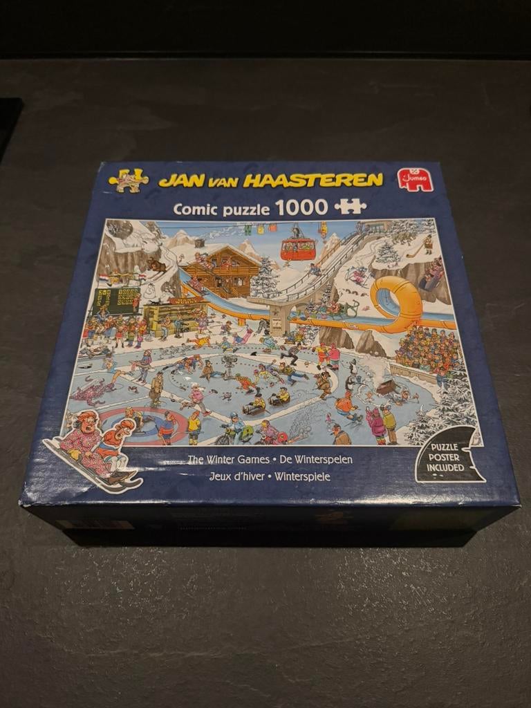 Jan van Haasteren de winterspelen nieuw, Ophalen of Verzenden, 500 t/m 1500 stukjes, Nieuw, Legpuzzel