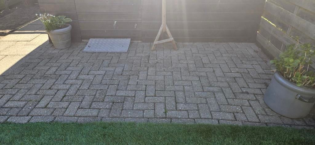 Gratis betonklinkers., Ophalen of Verzenden, Gebruikt, Beton, Klinkers