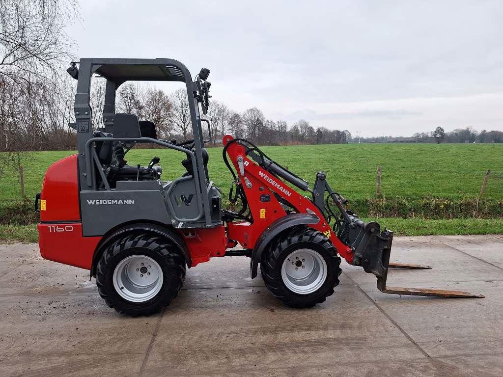 Weidemann 1160 eHoftrac, Wiellader of Shovel
