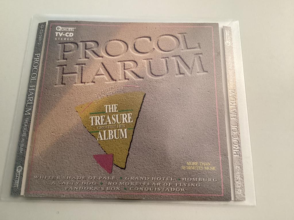 Procol Harum - The Treasure Album Greatest Hits TV-CD, Ophalen of Verzenden, 1980 - 1989, Gebruikt