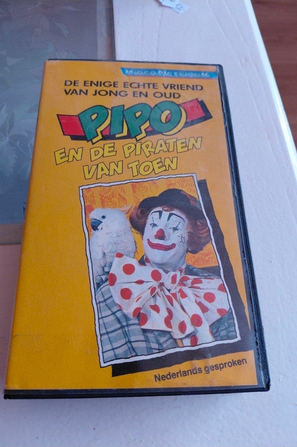 Pipo de Clown - De Piraten van toen videoband., Gebruikt, Alle leeftijden, Ophalen of Verzenden, Kinderprogramma of -film