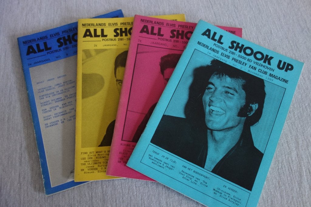 Elvis Presley fanclub boekjes, Ophalen of Verzenden, Zo goed als nieuw, Boek, Tijdschrift of Artikel