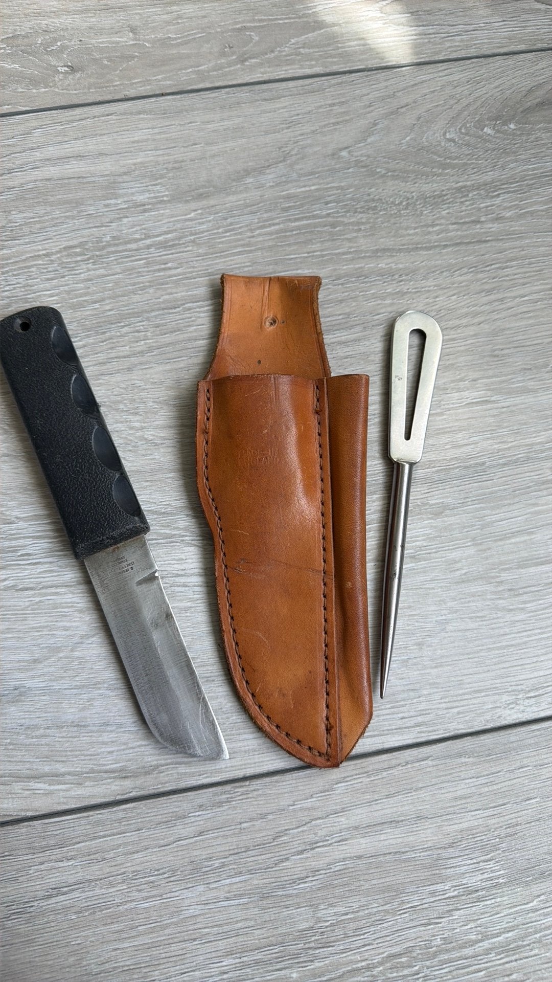 Vintage G. Ibberson Sheffield zeilersmes met marlpriem, Antiek en Kunst, Ophalen of Verzenden