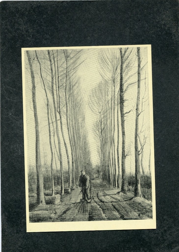 Ansicht Vincent van Gogh - De weg met poplieren, Verzenden, 1980 tot heden, Ongelopen
