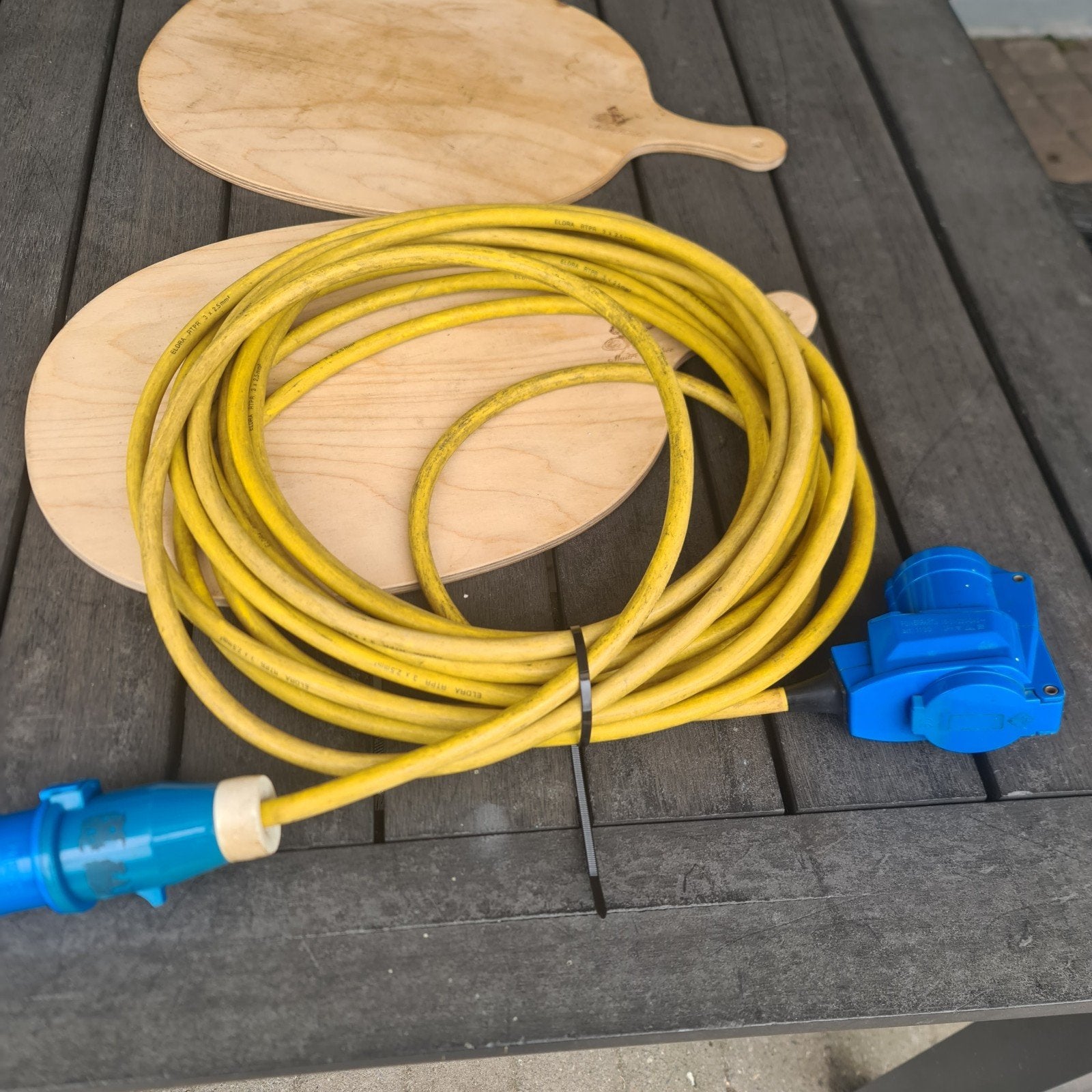 Aansluit kabel elektra caravan 12 mtr., Ophalen of Verzenden