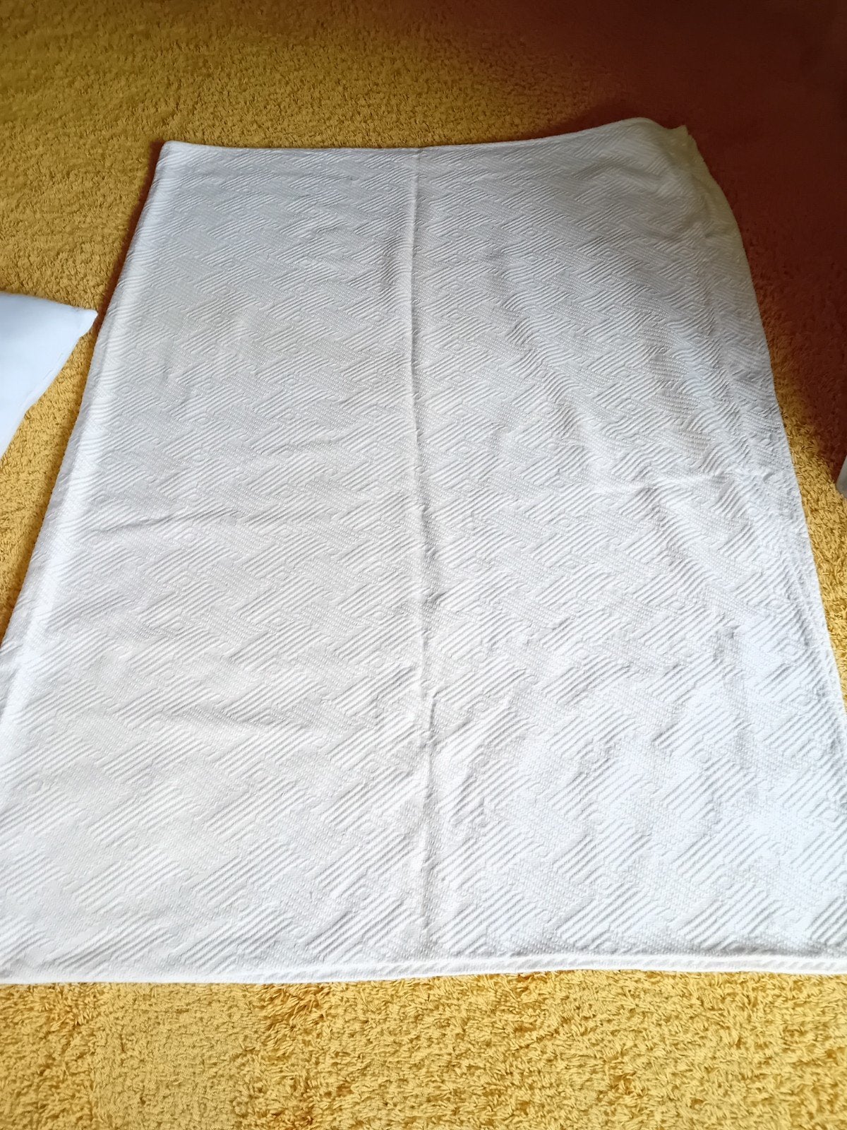 grand foulard  crème kleurig, Huis en Inrichting, Ophalen of Verzenden, Zo goed als nieuw