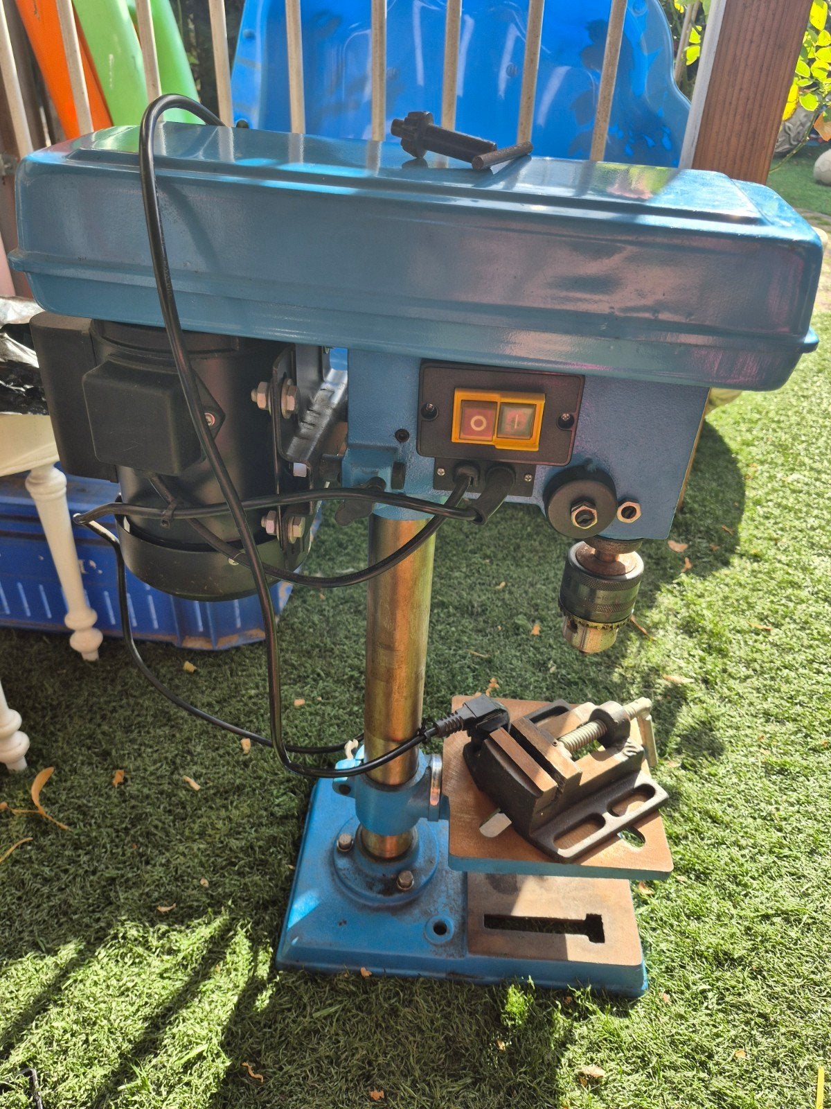 Topcraft Kolomboormachine - 500W, 9 snelheden, Ophalen of Verzenden, Gebruikt, 400 tot 600 watt, Kolomboormachine