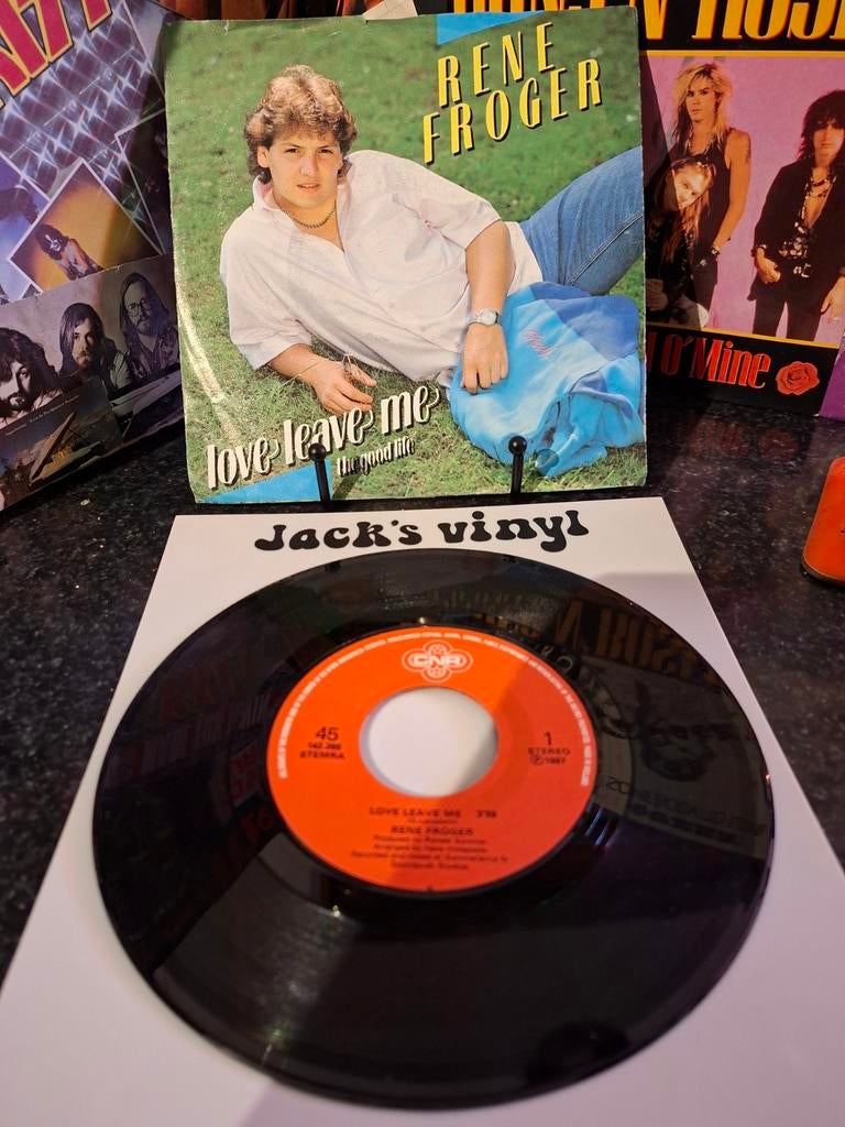 René Froger - Love Leave Me (Single Vinyl)1987, Cd's en Dvd's, Vinyl | Pop, Gebruikt, 7 inch, Ophalen of Verzenden