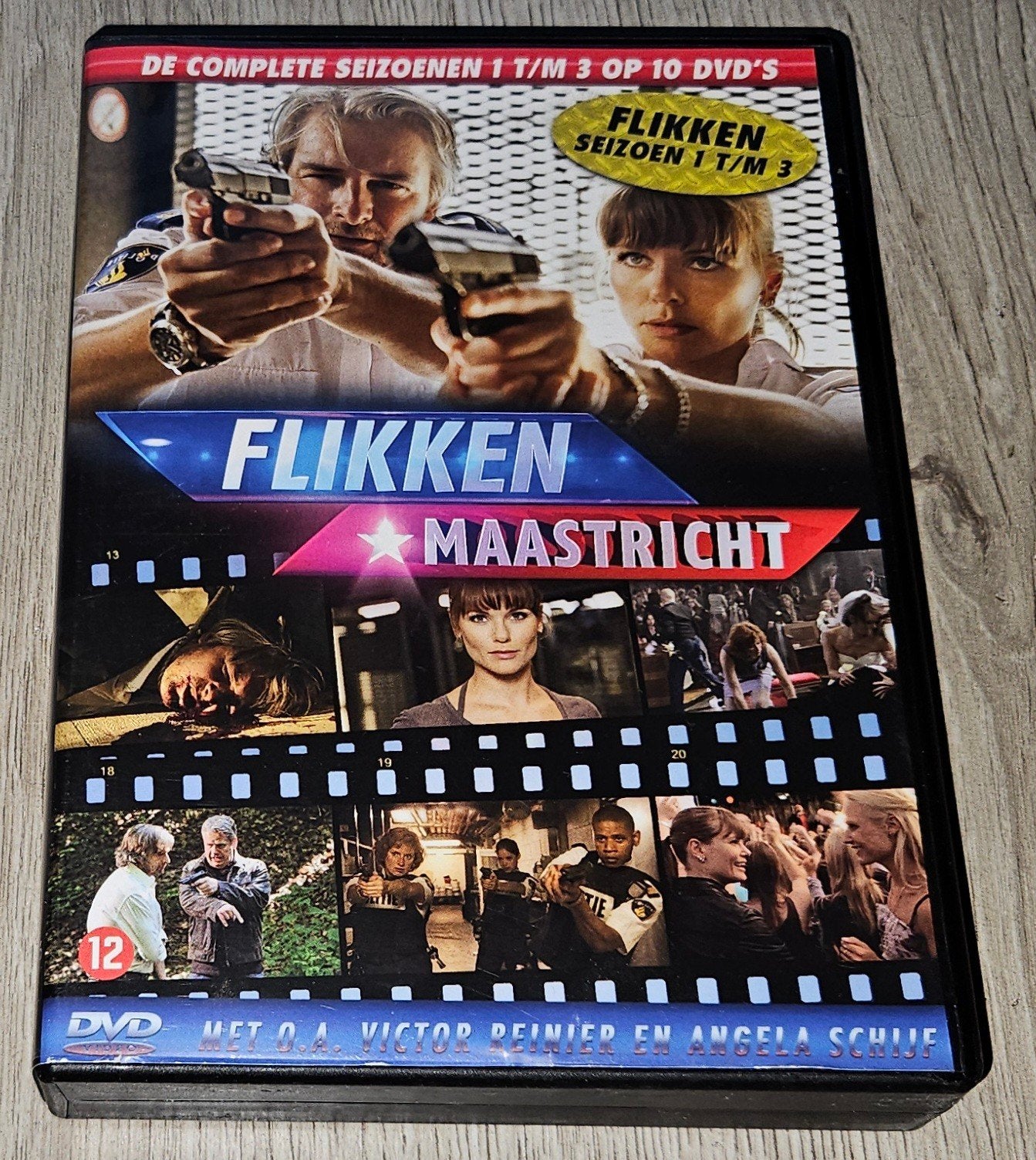 Flikken Maastricht Seizoen 1 t/m 3 (10 DVD's), Cd's en Dvd's, Gebruikt, Nederlands, Inclusief doosje, Ophalen of Verzenden
