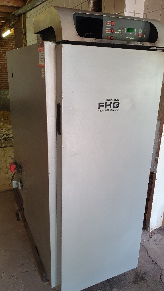 Froling  houtvergasser 50kw  + 500 Boiler vat + expansievat, Ophalen, Gebruikt, Houtkachel, Vrijstaand