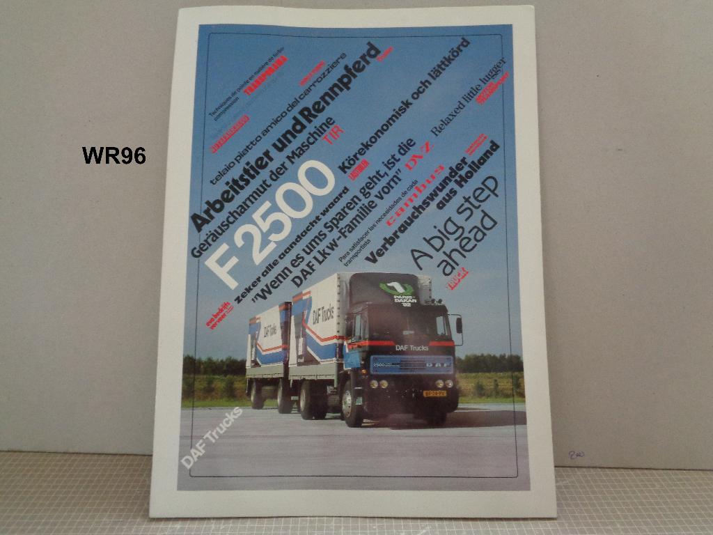 daf 2500 folder, Ophalen of Verzenden, Zo goed als nieuw, Overige merken