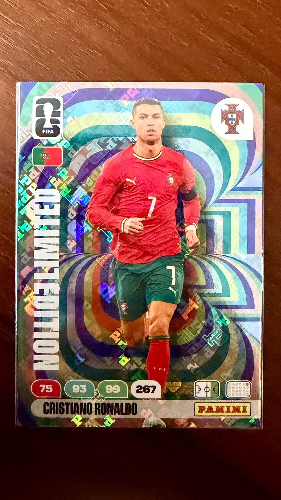 Cristiano Ronaldo Limited Edition Panini Adrenalyn XL, Ophalen of Verzenden, Nieuw, Buitenlandse clubs, Spelerskaart
