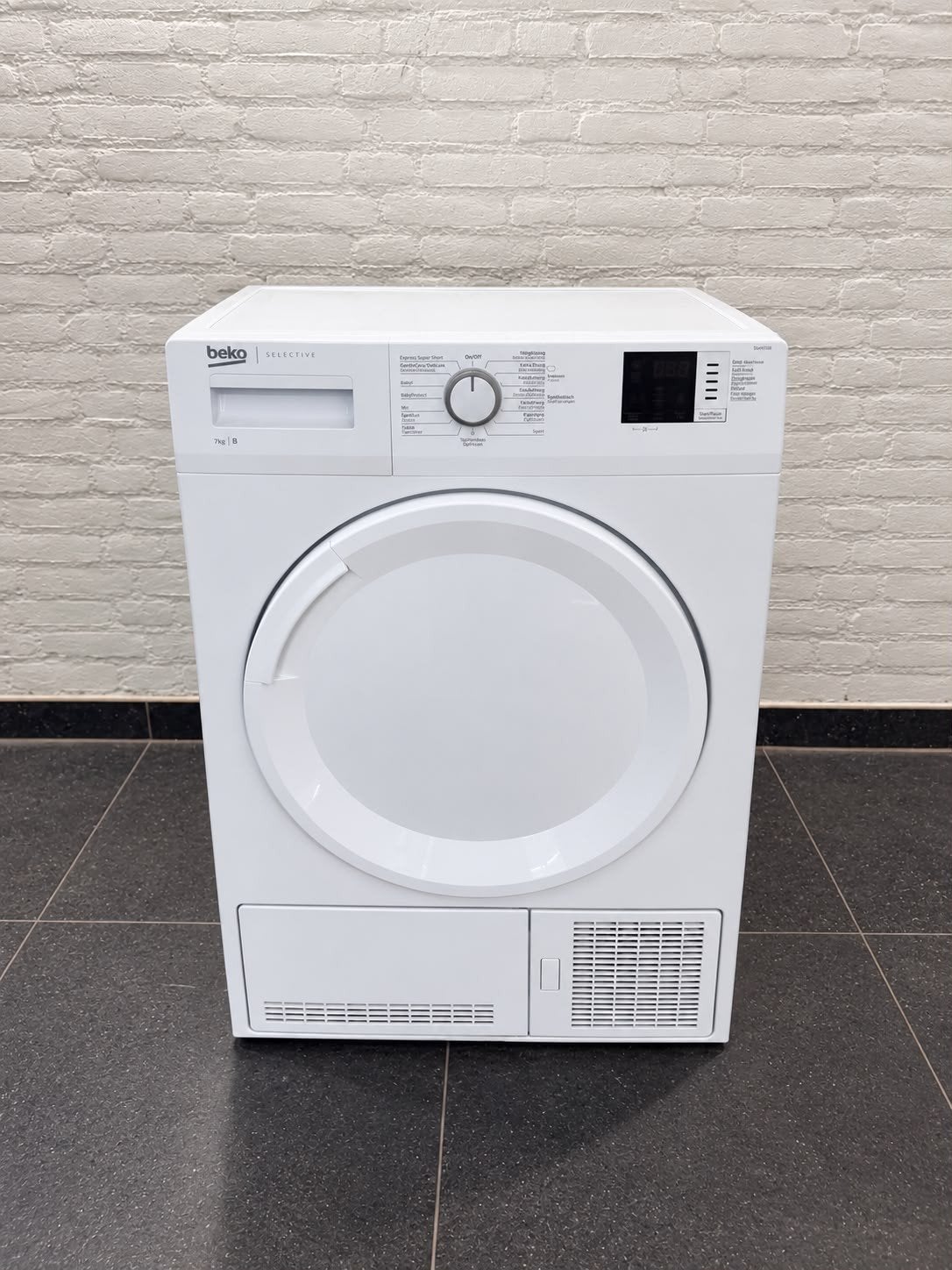 Beko Condensdroger A++ 7 kg - Zeer schoon en weinig gebruikt, 6 tot 8 kg, Ophalen of Verzenden, Zo goed als nieuw, Energieklasse A of zuiniger
