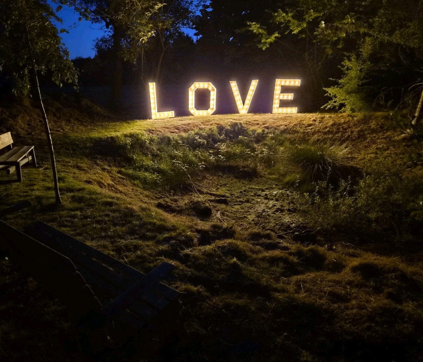 Love licht letters, Ophalen, Geboorte of Huwelijk
