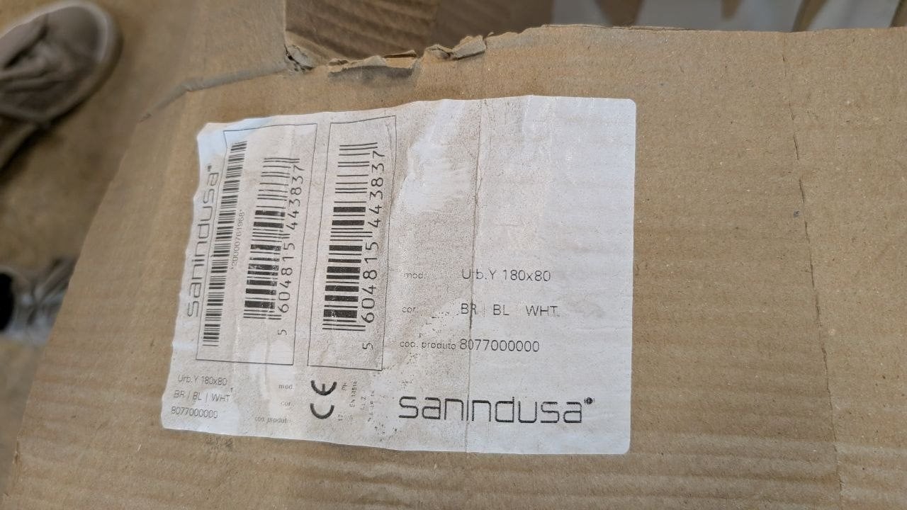 Sanindusa ligbad 180x80 cm - Nieuw in verpakking, Ophalen, Nieuw, Met bad