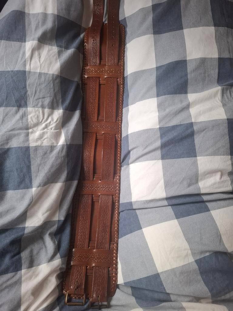 Tailleriem Keltische knopen bruin korsetriem Epic Armoury, Ophalen of Verzenden, Zo goed als nieuw, Accessoires