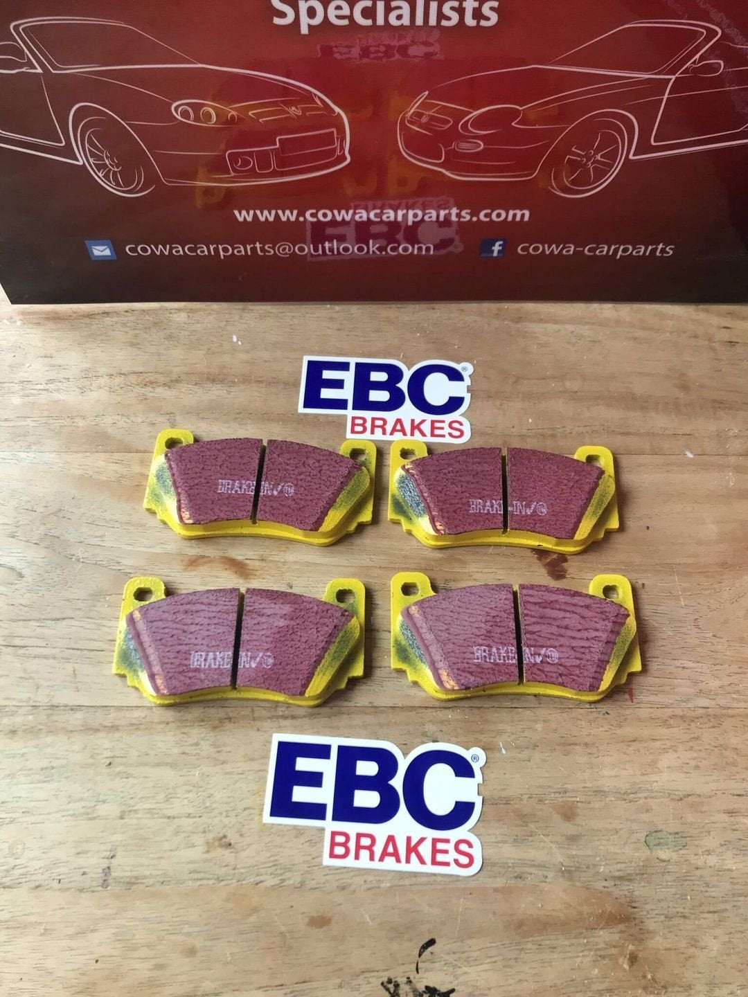 mg f mgf mg tf mgtf EBC YELLOWSTUFF remblokken MG AP 4 pots, -, -, Nieuw, Ophalen of Verzenden