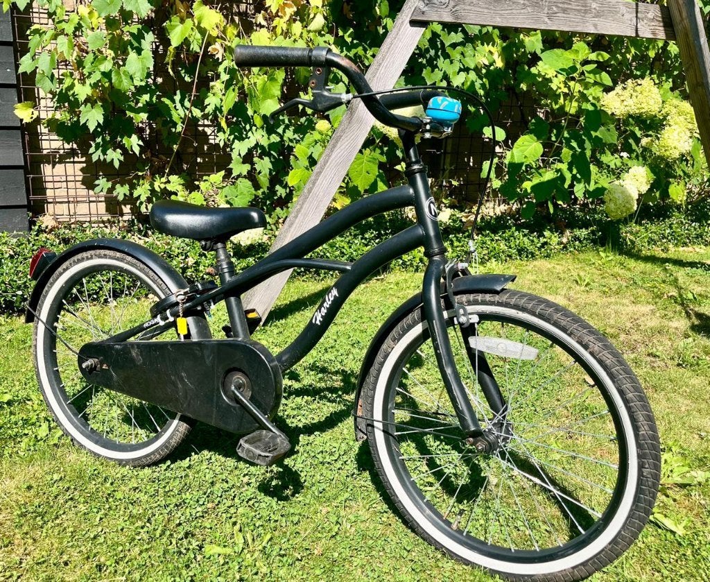 Nogan Harley kinderfiets 20 inch, Ophalen, Zo goed als nieuw, Nogan, Terugtraprem