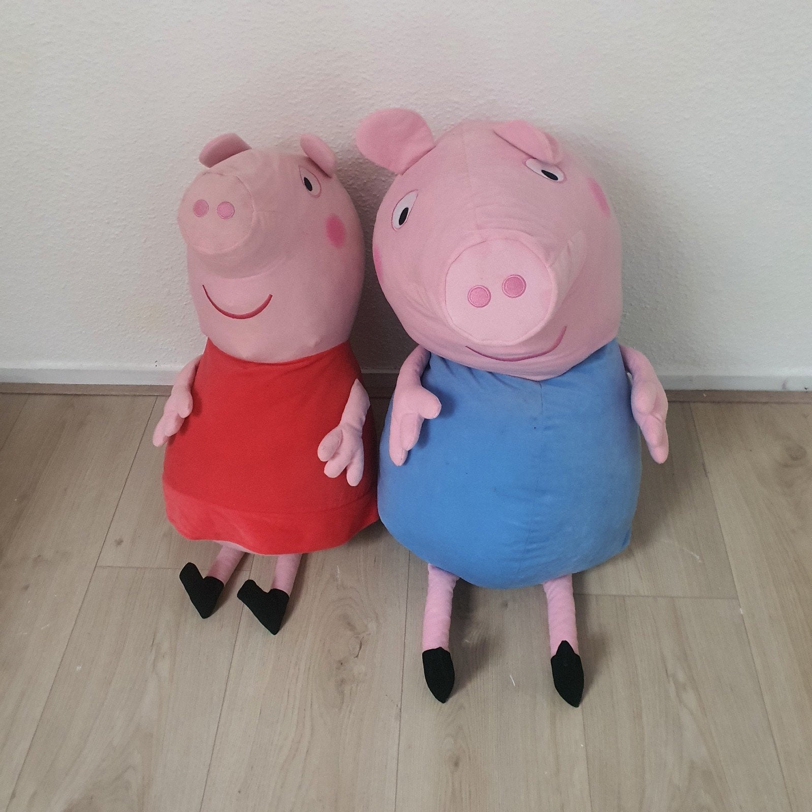 Grote Peppa Pig en George knuffels, Overige merken, Overige typen, Ophalen of Verzenden, Middelgroot (20 tot 80 cm)