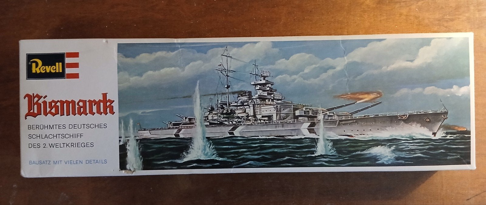 Revell Bismarck vintage bouwdoos, Ophalen of Verzenden, Revell