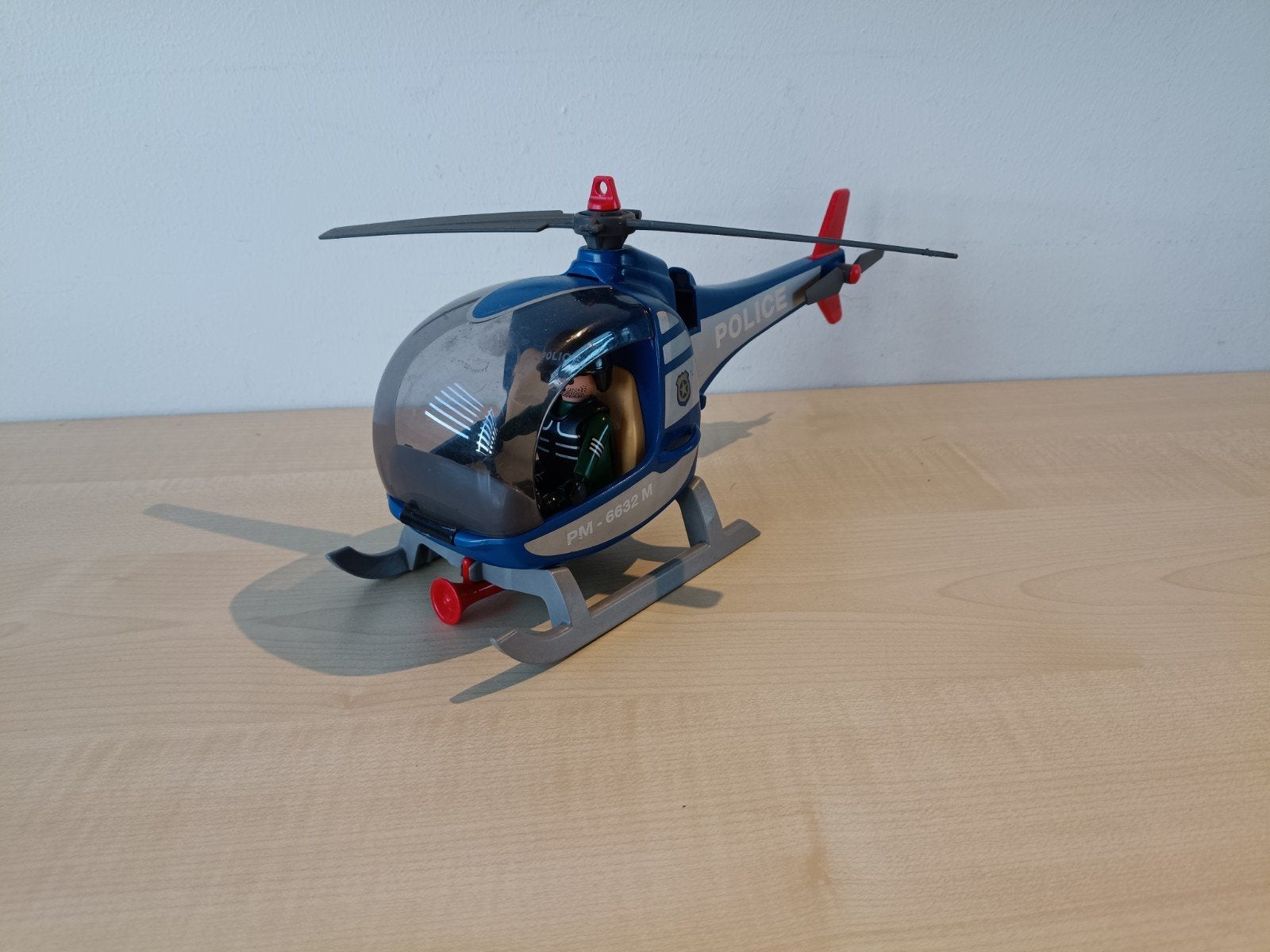 Playmobil Politiehelikopter (6632), Gebruikt, Complete set, Voertuig, Ophalen of Verzenden
