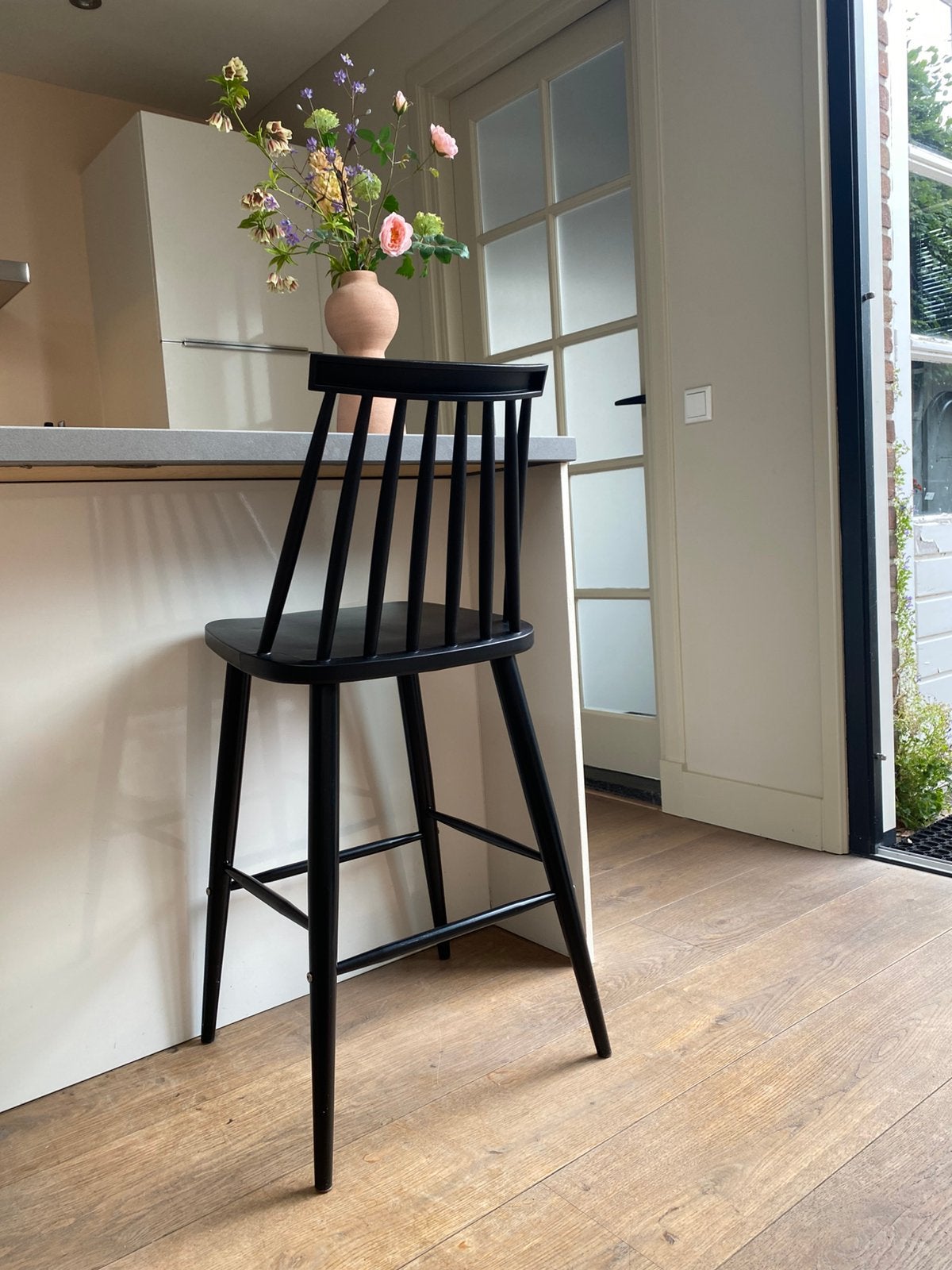 Barkruk / barstoel, Huis en Inrichting, Ophalen, Gebruikt, 60 tot 90 cm, 1 kruk