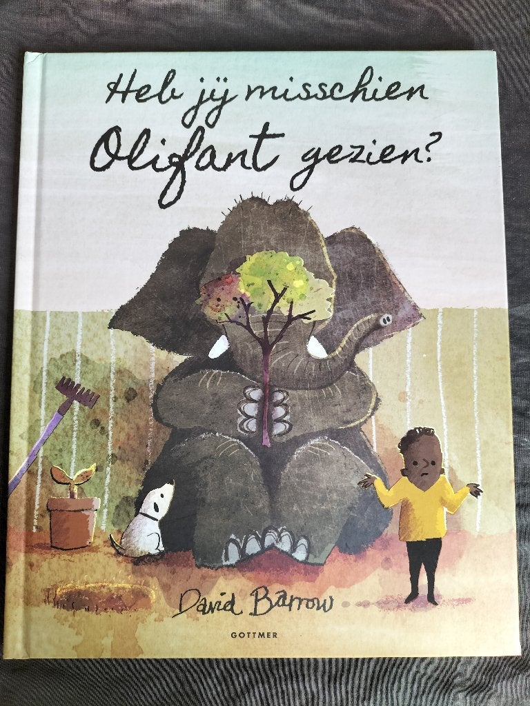 David Barrow - Heb jij misschien Olifant gezien?, Ophalen of Verzenden, Zo goed als nieuw, David Barrow, 3 tot 4 jaar