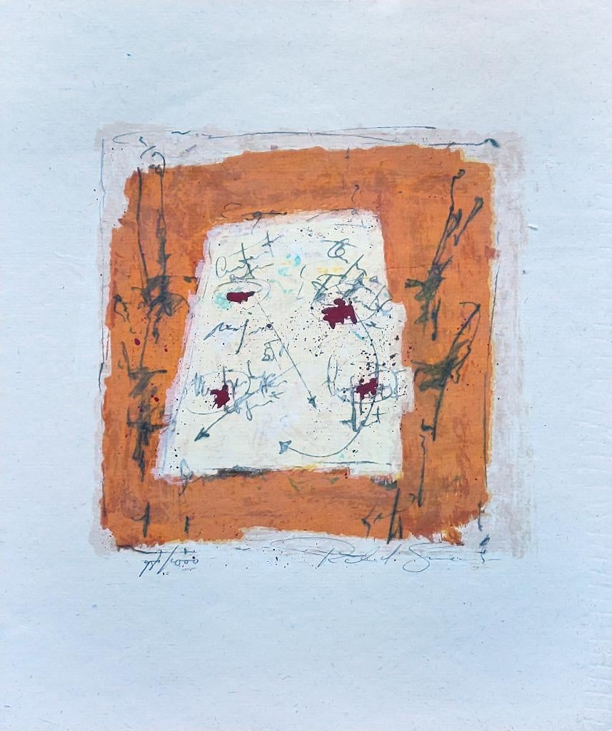 Zonder titel - Kunstenaar: Richard Smeets, Antiek en Kunst, Kunst | Litho's en Zeefdrukken, Ophalen of Verzenden
