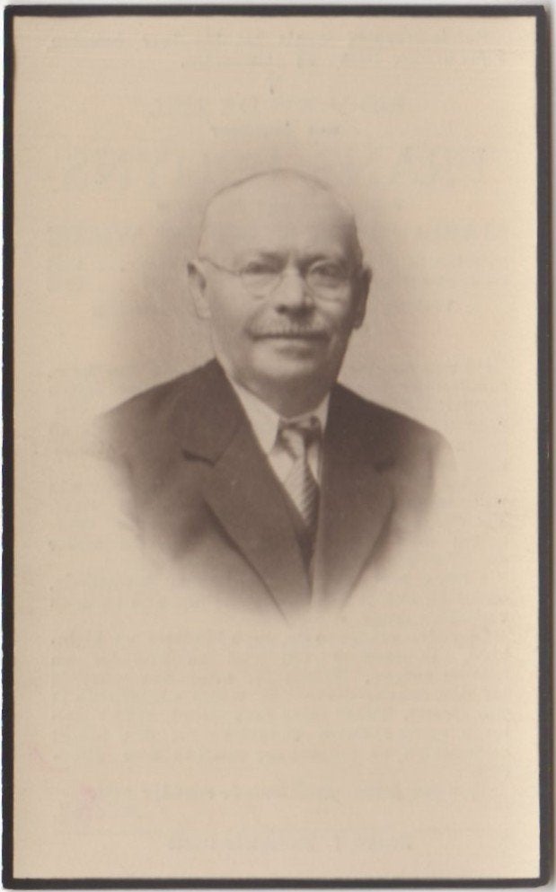Frans Bruyns 1865 St. Niklaas + 1933 St. Niklaas, 68 jaar, Ophalen of Verzenden