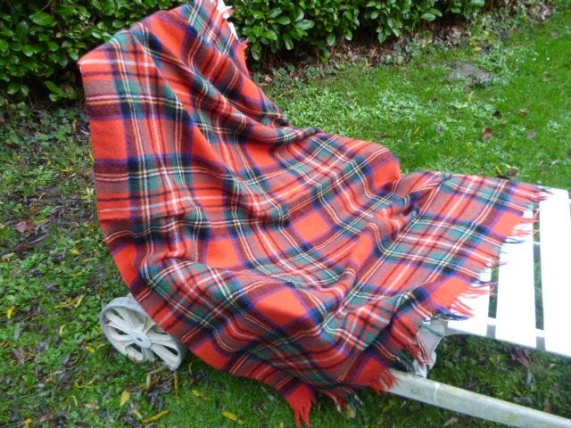 Aabe wollen plaid 145x175 cm, Ophalen of Verzenden, Zo goed als nieuw
