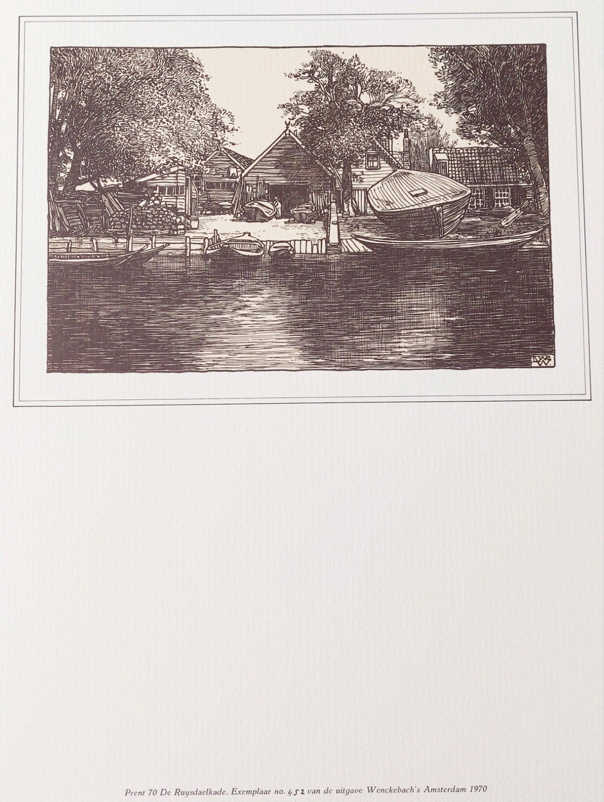 Amsterdam ... Werf a/d Ruysdealkade ... L.W.R. Wenckebach., Ophalen of Verzenden