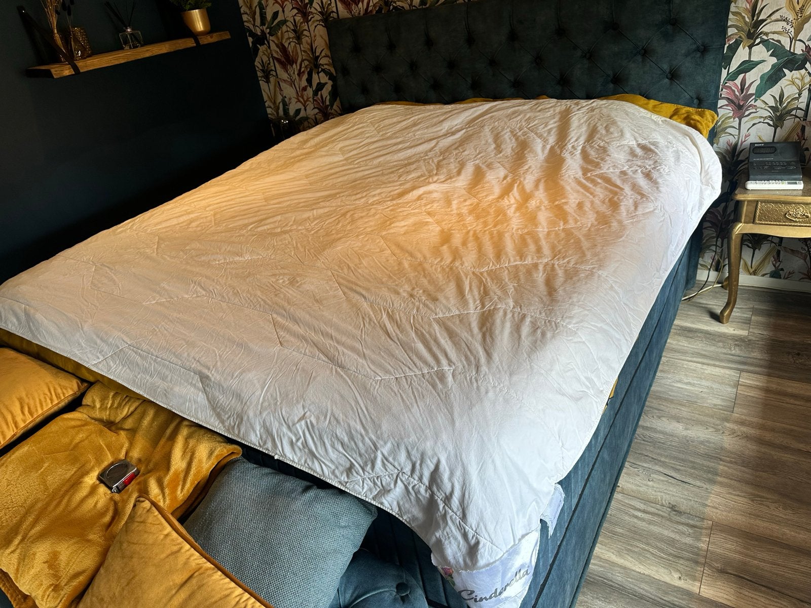 Cinderella Printempo Zomer Dekbed 240x200cm Katoen, Ophalen, Anti-allergisch, Wit, Katoen